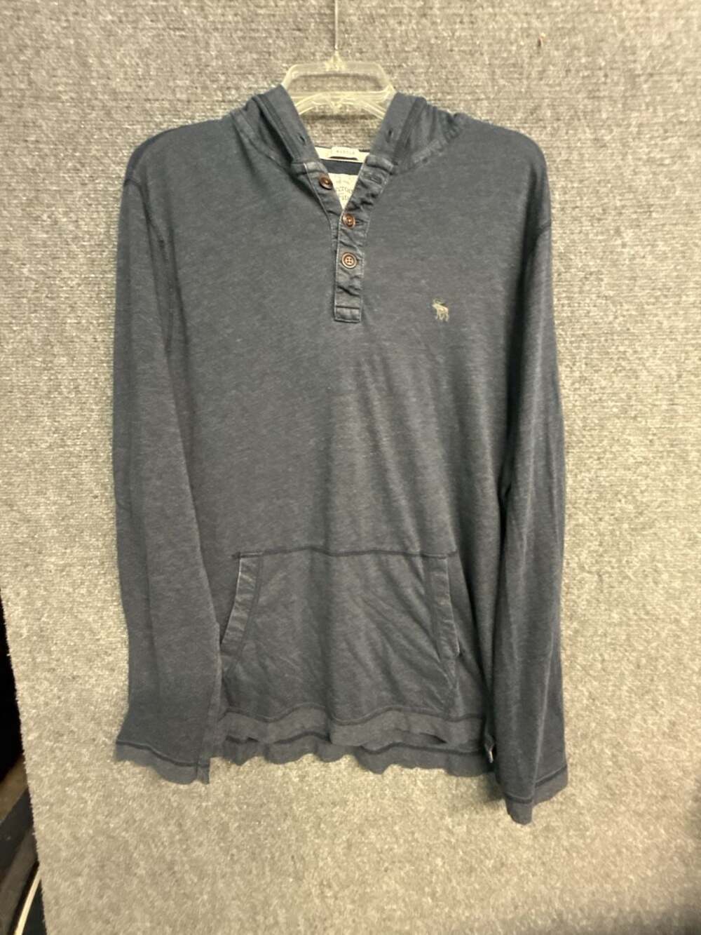 Abercrombie & Fitch Muscle Fit Henley Hoodie XL